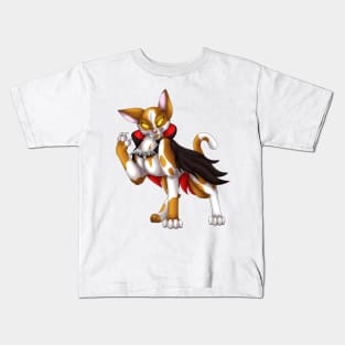 VampiCat: Ginger Bicolor Kids T-Shirt